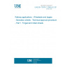 UNE EN 13979-1:2006+A2:2011 Railway applications - Wheelsets and bogies - Monobloc wheels - Technical approval procedure - Part 1: Forged and rolled wheels UNE EN 13979-1:2006+A2:2011 Railway applications - Wheelsets and bogies - Monobloc wheels - Technical approval procedure - Part 1: Forged and rolled wheels