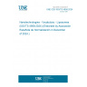 UNE CEN ISO/TS 4958:2024 Nanotechnologies - Vocabulary - Liposomes (ISO/TS 4958:2024) (Endorsed by Asociación Española de Normalización in December of 2024.)
