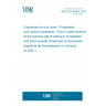 UNE EN 13938-4:2025 Explosives for civil uses - Propellants and rocket propellants - Part 4: Determination of the burning rate of solid gun propellants and black powder (Endorsed by Asociación Española de Normalización in January of 2026.)