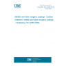 UNE EN ISO 2080:2010 Metallic and other inorganic coatings - Surface treatment, metallic and other inorganic coatings - Vocabulary (ISO 2080:2008) UNE EN ISO 2080:2010 Metallic and other inorganic coatings - Surface treatment, metallic and other inorganic coatings - Vocabulary (ISO 2080:2008)