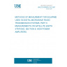 UNE EN 60835-3-6:1997 Methods of measurement for equipment used in digital microwave radio transmission systems - Part 3: Measurements on satellite earth stations - Section 6: High power amplifiers UNE EN 60835-3-6:1997 Methods of measurement for equipment used in digital microwave radio transmission systems - Part 3: Measurements on satellite earth stations - Section 6: High power amplifiers