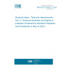 UNE EN IEC 63522-11:2025 Electrical relays - Tests and measurements - Part 11: Enclosure protection and degree of protection (Endorsed by Asociación Española de Normalización in May of 2025.)