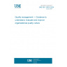 UNE ISO 10010:2024 Quality management — Guidance to understand, evaluate and improve organizational quality culture