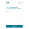 UNE 68079:1986 TRACTORS AND MACHINERY FOR AGRICULTURE AND FORESTRY. HYDRAULIC COUPLING. BRAKING CIRCUIT UNE 68079:1986 TRACTORS AND MACHINERY FOR AGRICULTURE AND FORESTRY. HYDRAULIC COUPLING. BRAKING CIRCUIT