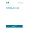 UNE 72036:1982 DIFFERENCES SPECIFICATION OF PSYCHOPHYSIES COLOUR UNE 72036:1982 DIFFERENCES SPECIFICATION OF PSYCHOPHYSIES COLOUR