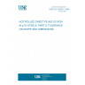 UNE EN 10248-2:1996 HOT ROLLED SHEET PILING OF NON ALLOY STEELS. PART 2: TOLERANCE ON SHAPE AND DIMENSIONS. UNE EN 10248-2:1996 HOT ROLLED SHEET PILING OF NON ALLOY STEELS. PART 2: TOLERANCE ON SHAPE AND DIMENSIONS.