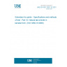 UNE EN ISO 3262-10:2001 Extenders for paints - Specifications and methods of test - Part 10: Natural talc/chlorite in lamellar form. (ISO 3262-10:2000) UNE EN ISO 3262-10:2001 Extenders for paints - Specifications and methods of test - Part 10: Natural talc/chlorite in lamellar form. (ISO 3262-10:2000)