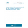 UNE EN 60247:2004 ERRATUM:2005 Insulating liquids - Measurement of relative permittivity, dielectric dissipation factor (tan d) and d.c. resistivity UNE EN 60247:2004 ERRATUM:2005 Insulating liquids - Measurement of relative permittivity, dielectric dissipation factor (tan d) and d.c. resistivity