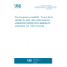 UNE EN 55103-2:2010/IS1:2013 Electromagnetic compatibility - Product family standard for audio, video, audio-visual and entertainment lighting control apparatus for professional use - Part 2: Immunity UNE EN 55103-2:2010/IS1:2013 Electromagnetic compatibility - Product family standard for audio, video, audio-visual and entertainment lighting control apparatus for professional use - Part 2: Immunity