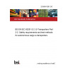 23/30474291 DC BS EN IEC 63281-2-2. E-Transporters Part 2-2. Safety requirements and test methods for autonomous cargo e-transporters