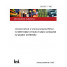 BS 6337-1:1983 General methods of chemical analysis Method for determination of traces of sulphur compounds by reduction and titrimetry