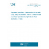 UNE EN ISO 2884-1:2007 Paints and varnishes - Determination of viscosity using rotary viscometers - Part 1: Cone-and-plate viscometer operated at a high rate of shear (ISO 2884-1:1999) UNE EN ISO 2884-1:2007 Paints and varnishes - Determination of viscosity using rotary viscometers - Part 1: Cone-and-plate viscometer operated at a high rate of shear (ISO 2884-1:1999)