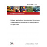 BS EN 14067-4:2024 Railway applications. Aerodynamics Requirements and assessment procedures for aerodynamics on open track