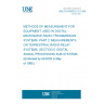UNE EN 60835-2-5:1994 Methods of measurement for equipment used in digital microwave radio transmission systems - Part 2: Measurements on terrestrial radio-relay systems - Section 5: Digital signal processing sub-system UNE EN 60835-2-5:1994 Methods of measurement for equipment used in digital microwave radio transmission systems - Part 2: Measurements on terrestrial radio-relay systems - Section 5: Digital signal processing sub-system