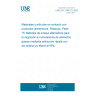 UNE EN 1186-15:2003 Materials and articles in contact with foodstuffs. Plastics. Part 15: Alternative test methods to migration into fatty food simulants by rapid extraction into iso-octane and/or 95% ethanol. UNE EN 1186-15:2003 Materials and articles in contact with foodstuffs. Plastics. Part 15: Alternative test methods to migration into fatty food simulants by rapid extraction into iso-octane and/or 95% ethanol.