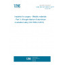 UNE EN ISO 5832-3:2017 Implants for surgery - Metallic materials - Part 3: Wrought titanium 6-aluminium 4-vanadium alloy (ISO 5832-3:2016) UNE EN ISO 5832-3:2017 Implants for surgery - Metallic materials - Part 3: Wrought titanium 6-aluminium 4-vanadium alloy (ISO 5832-3:2016)
