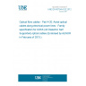 UNE EN 60794-4-20:2012 Optical fibre cables - Part 4-20: Aerial optical cables along electrical power lines - Family specification for ADSS (All Dielectric Self Supported) optical cables (Endorsed by AENOR in February of 2013.) UNE EN 60794-4-20:2012 Optical fibre cables - Part 4-20: Aerial optical cables along electrical power lines - Family specification for ADSS (All Dielectric Self Supported) optical cables (Endorsed by AENOR in February of 2013.)