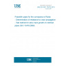 UNE EN ISO 13479:2010 Polyolefin pipes for the conveyance of fluids - Determination of resistance to crack propagation - Test method for slow crack growth on notched pipes (ISO 13479:2009) UNE EN ISO 13479:2010 Polyolefin pipes for the conveyance of fluids - Determination of resistance to crack propagation - Test method for slow crack growth on notched pipes (ISO 13479:2009)