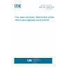 UNE ISO 11480:2026 - Pulp, paper and board. Determination of total chlorine and organically bound chlorine