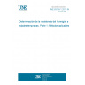 UNE 83160-1:2016 IN Determination of concrete strength at early-ages, Part 1: Applicable methods.