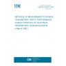 UNE EN 60244-5:1993 METHODS OF MEASUREMENT FOR RADIO TRANSMITERS. PART 5: PERFORMANCE CHARACTERISTICS OF TELEVISION TRANSMITERS. (Endorsed by AENOR in May of 1995.) UNE EN 60244-5:1993 METHODS OF MEASUREMENT FOR RADIO TRANSMITERS. PART 5: PERFORMANCE CHARACTERISTICS OF TELEVISION TRANSMITERS. (Endorsed by AENOR in May of 1995.)