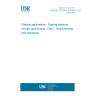 UNE EN 15734-1:2011/AC:2013 Railway applications - Braking systems of high speed trains - Part 1: Requirements and definitions UNE EN 15734-1:2011/AC:2013 Railway applications - Braking systems of high speed trains - Part 1: Requirements and definitions