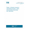 UNE EN ISO 13802:2026 - Plastics - Verification of pendulum impact-testing machines - Charpy, Izod and tensile impact-testing (ISO 13802:2025) UNE EN ISO 13802:2026 - Plastics - Verification of pendulum impact-testing machines - Charpy, Izod and tensile impact-testing (ISO 13802:2025)