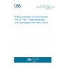UNE EN ISO 16484-1:2011 Building automation and control systems (BACS) - Part 1: Project specification and implementation (ISO 16484-1:2010) UNE EN ISO 16484-1:2011 Building automation and control systems (BACS) - Part 1: Project specification and implementation (ISO 16484-1:2010)