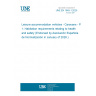 UNE EN 1645-1:2025 Leisure accommodation vehicles - Caravans - Part 1: Habitation requirements relating to health and safety (Endorsed by Asociación Española de Normalización in January of 2026.)