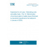 UNE EN 13630-12:2025 Explosives for civil uses - Detonating cords and safety fuses - Part 12: Determination of burning duration of safety fuses (Endorsed by Asociación Española de Normalización in January of 2026.)