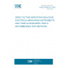 UNE EN 60051-9:1993 DIRECT ACTING INDICATING ANALOGUE ELECTRICAL MEASURING INSTRUMENTS AND THEIR ACCESSORIES. PART 9: RECOMMENDED TEST METHODS. UNE EN 60051-9:1993 DIRECT ACTING INDICATING ANALOGUE ELECTRICAL MEASURING INSTRUMENTS AND THEIR ACCESSORIES. PART 9: RECOMMENDED TEST METHODS.