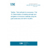 UNE EN ISO 9073-18:2008 Textiles - Test methods for nonwovens - Part 18: Determination of breaking strength and elongation of nonwoven materials using the grab tensile test (ISO 9073-18:2007) UNE EN ISO 9073-18:2008 Textiles - Test methods for nonwovens - Part 18: Determination of breaking strength and elongation of nonwoven materials using the grab tensile test (ISO 9073-18:2007)