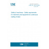 UNE EN 14753:2008 Safety of machinery - Safety requirements for machinery and equipment for continuous casting of steel UNE EN 14753:2008 Safety of machinery - Safety requirements for machinery and equipment for continuous casting of steel