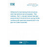 UNE EN 15416-1:2026 - Adhesives for load bearing timber structures other than phenolic and aminoplastic - Test methods - Part 1: Long-term tension load test perpendicular to the bond line at varying climate conditions with specimens perpendicular to the glue line (Glass house test)