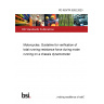 PD ISO/TR 5262:2023 Motorcycles. Guideline for verification of total running resistance force during mode running on a chassis dynamometer