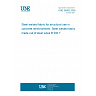 UNE 36092:2026 - Steel welded fabric for structural use in concrete reinforcement. Steel welded fabric made out of steel wires B 500 T