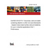 25/30511149 DC Draft BS EN 63115-1 Secondary cells and batteries containing alkaline or other non-acid electrolytes - Sealed nickel-metal hydride cells and batteries for use in industrial applications Part 1: Performance
