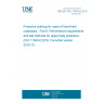 UNE EN ISO 11393-6:2019 Protective clothing for users of hand-held chainsaws - Part 6: Performance requirements and test methods for upper body protectors (ISO 11393-6:2018, Corrected version 2019-11)