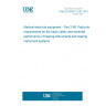 UNE EN 60601-2-66:2016 Medical electrical equipment - Part 2-66: Particular requirements for the basic safety and essential performance of hearing instruments and hearing instrument systems UNE EN 60601-2-66:2016 Medical electrical equipment - Part 2-66: Particular requirements for the basic safety and essential performance of hearing instruments and hearing instrument systems