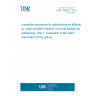 UNE 192001-7:2012 Inspection procedure for establishments affected by major-accident hazards involving dangerous substances. Part 7: Evaluation of the basic information of the activity. UNE 192001-7:2012 Inspection procedure for establishments affected by major-accident hazards involving dangerous substances. Part 7: Evaluation of the basic information of the activity.