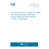 UNE 211024-1:2015 Cable accessories. Elements of connection to be used in low and medium voltage underground distribution networks up to 18/30 (36) kV. Part 1: General requirements UNE 211024-1:2015 Cable accessories. Elements of connection to be used in low and medium voltage underground distribution networks up to 18/30 (36) kV. Part 1: General requirements