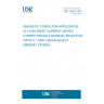 UNE 20587:1978 MAGNETIC CORES FOR APPLICATION IN COINCIDENT CURRENT MATRIX STORES HAVING A NOMINAL SELECTION RATIO 2:1 AND LINEAR SELECT MEMORY STORES UNE 20587:1978 MAGNETIC CORES FOR APPLICATION IN COINCIDENT CURRENT MATRIX STORES HAVING A NOMINAL SELECTION RATIO 2:1 AND LINEAR SELECT MEMORY STORES