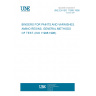 UNE EN ISO 11908:1998 BINDERS FOR PAINTS AND VARNISHES. AMINO RESINS. GENERAL METHODS OF TEST. (ISO 11908:1996).