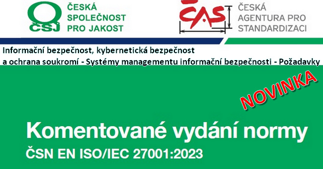Komentované vydání normy ČSN EN ISO/IEC 27001:2023