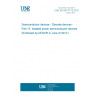 UNE EN 60747-15:2012 Semiconductor devices - Discrete devices - Part 15: Isolated power semiconductor devices (Endorsed by AENOR in June of 2012.)