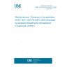 UNE CEN ISO/TR 24971:2020 Medical devices - Guidance on the application of ISO 14971 (ISO/TR 24971:2020) (Endorsed by Asociación Española de Normalización in September of 2020.) UNE CEN ISO/TR 24971:2020 Medical devices - Guidance on the application of ISO 14971 (ISO/TR 24971:2020) (Endorsed by Asociación Española de Normalización in September of 2020.)