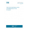 UNE EN 1132:1995 Fruit and vegetable juices - Determination of the pH-value UNE EN 1132:1995 Fruit and vegetable juices - Determination of the pH-value