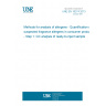 UNE EN 16274:2013 Methods for analysis of allergens - Quantification of suspected fragrance allergens in consumer products - Step 1: GC analysis of ready-to-inject sample UNE EN 16274:2013 Methods for analysis of allergens - Quantification of suspected fragrance allergens in consumer products - Step 1: GC analysis of ready-to-inject sample