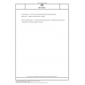 DIN 10511 Food hygiene - Commercial glasswashing with glasswashing machines - Hygiene requirements, testing