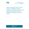 UNE EN ISO/ASTM 52929:2025 Additive manufacturing of metals - Powder bed fusion - Presentation of material properties in material data sheets (ISO/ASTM 52929:2025) (Endorsed by Asociación Española de Normalización in December of 2025.)